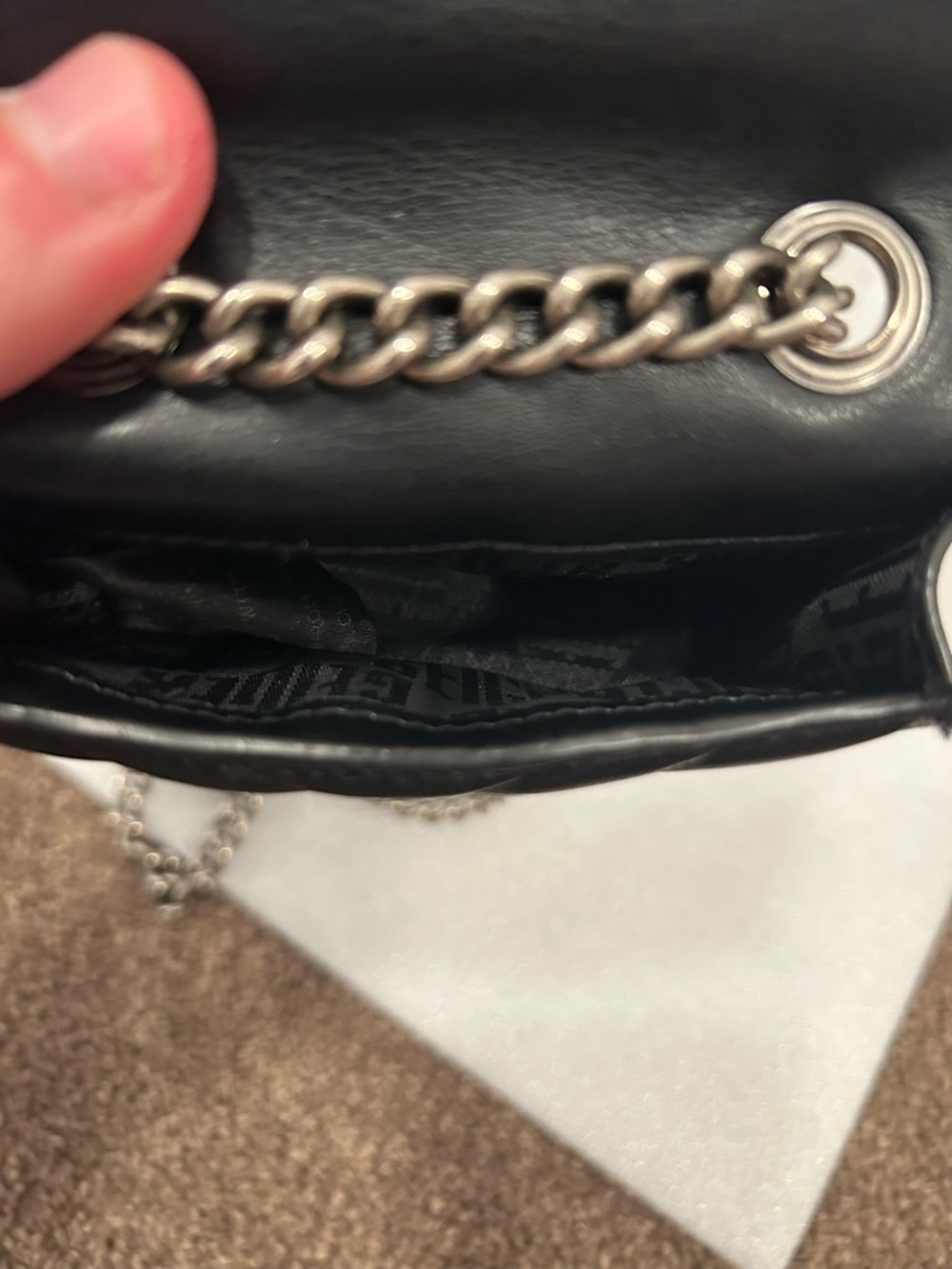 Kurt Geiger Kensington micro quilted crossbody bag purse - Picture 3 of 7